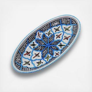Rosette Oval Platter, Set of 2