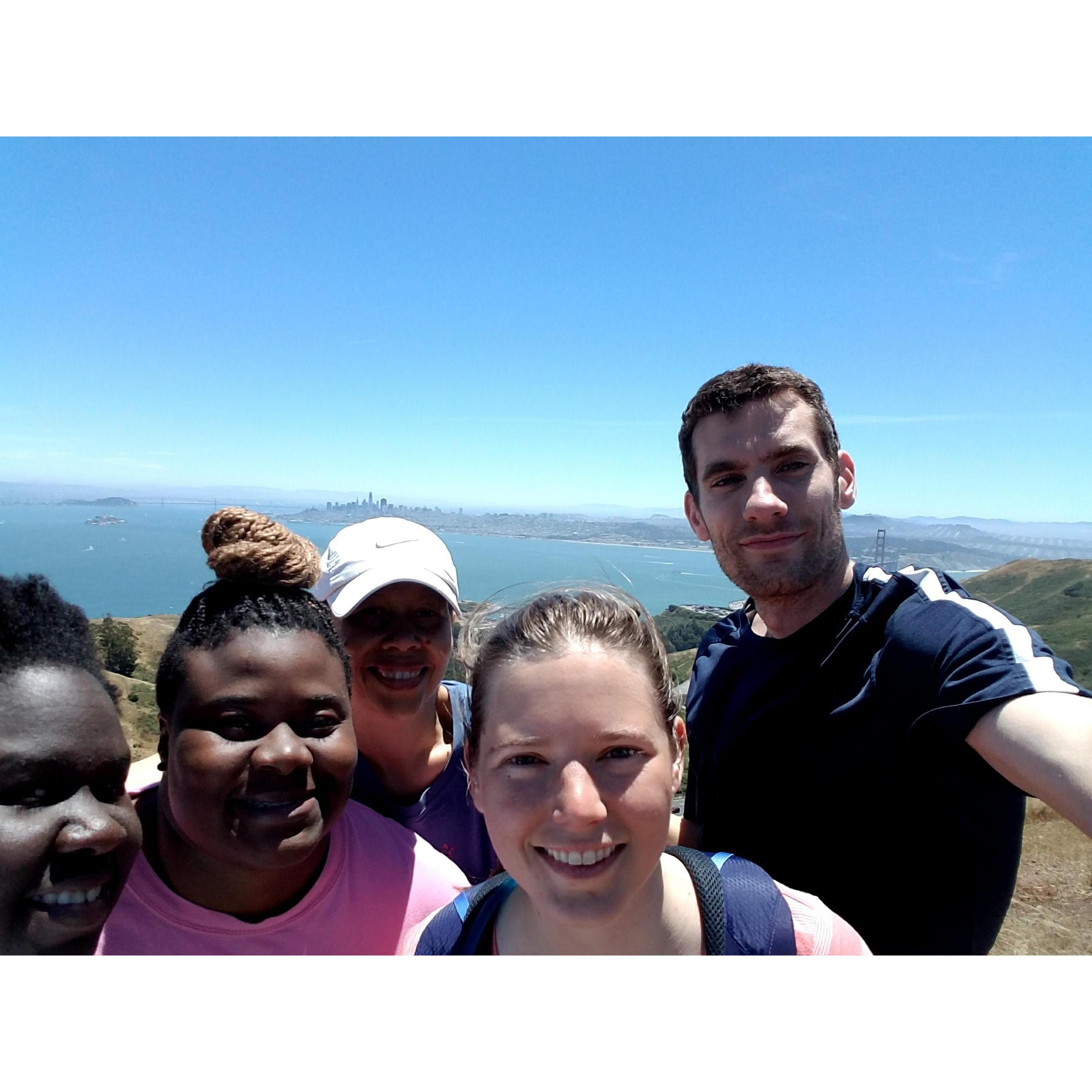 Hiking with friends
Marcelle, Ellen and Jeremy

June 2017