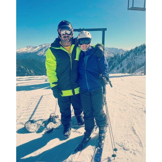 Mike's professional snowboarding career starts to take off.