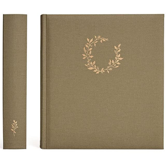 Premium Scrapbook Album | Scrapbook Photo Album with Writing Space | 100 Pages for Multiple Photo Sizes, 4x6, 5x7, 6x8, 8x10 | Acid Free Photo Album for Wedding | Graduation Photo Album