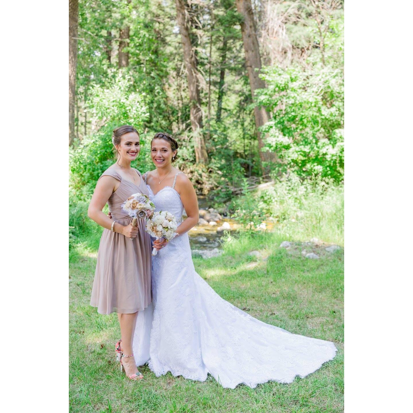 My wonderful and beautiful cousin Sarah! I hope I am as happy and radiant as she was on her wedding day.