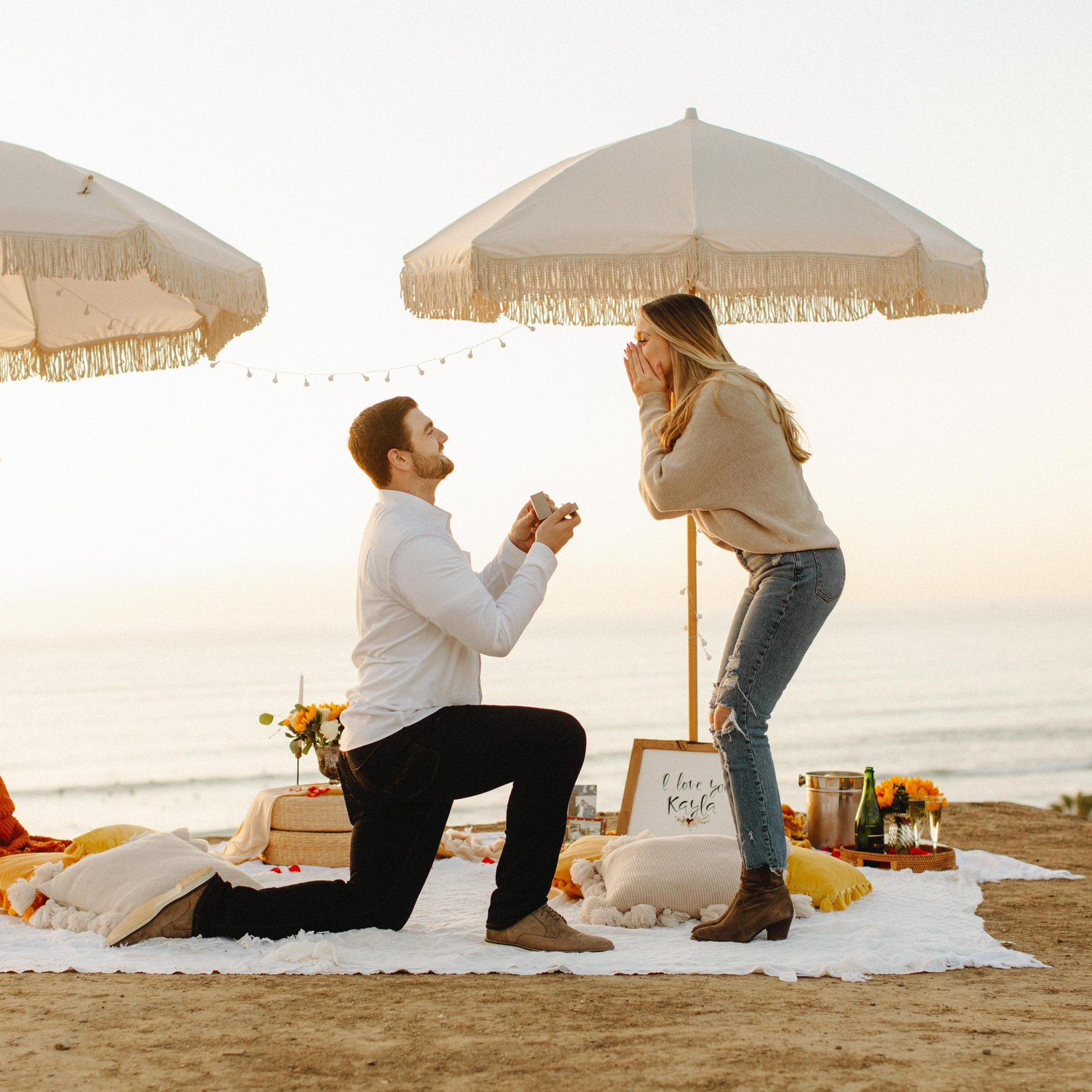 When Frankie asked me to spend the rest of our lives together!