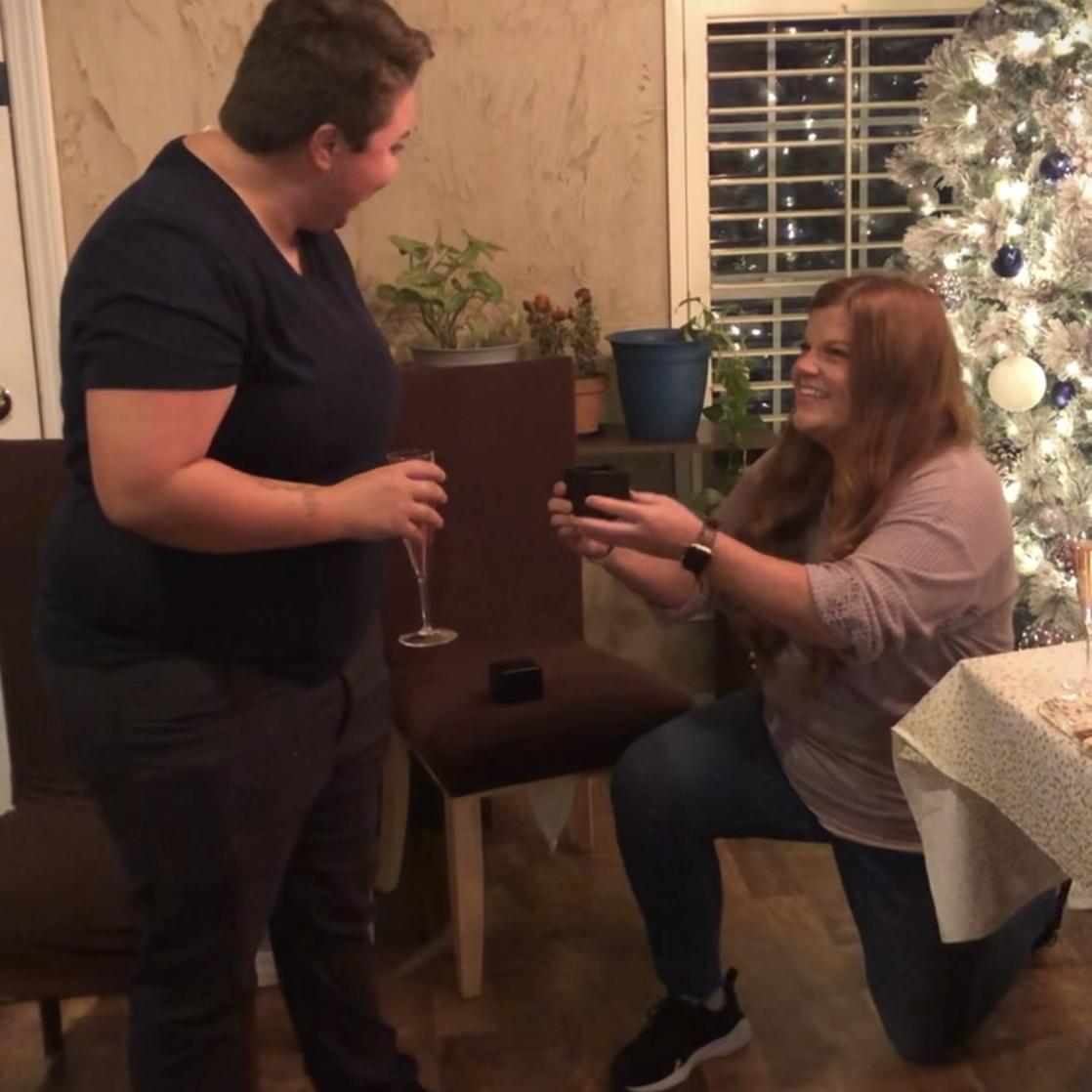 She said yes!