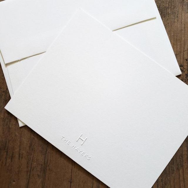 Personalized Embossed Stationary (250pc Set)
