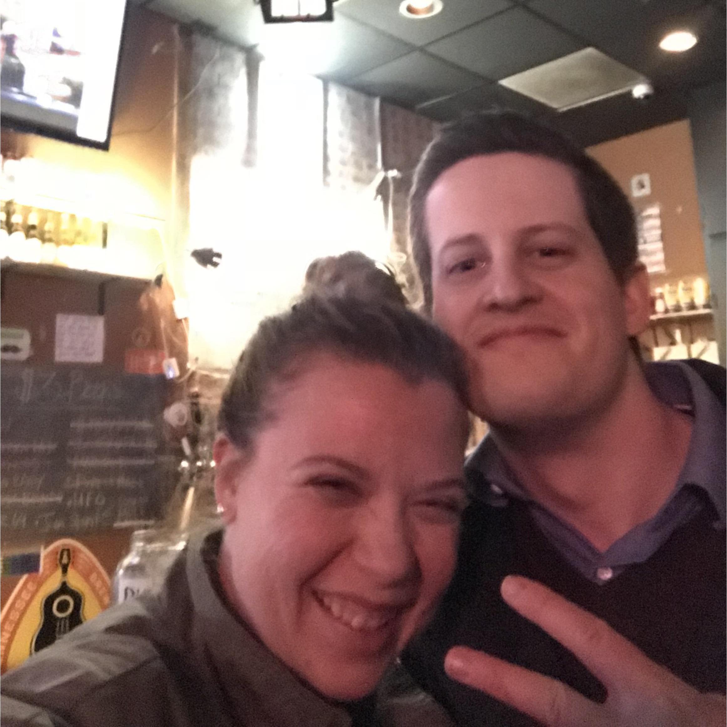 Enjoying the music scene in Nashville.