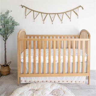 Charlie Farmhouse Crochet Baby Crib Skirt