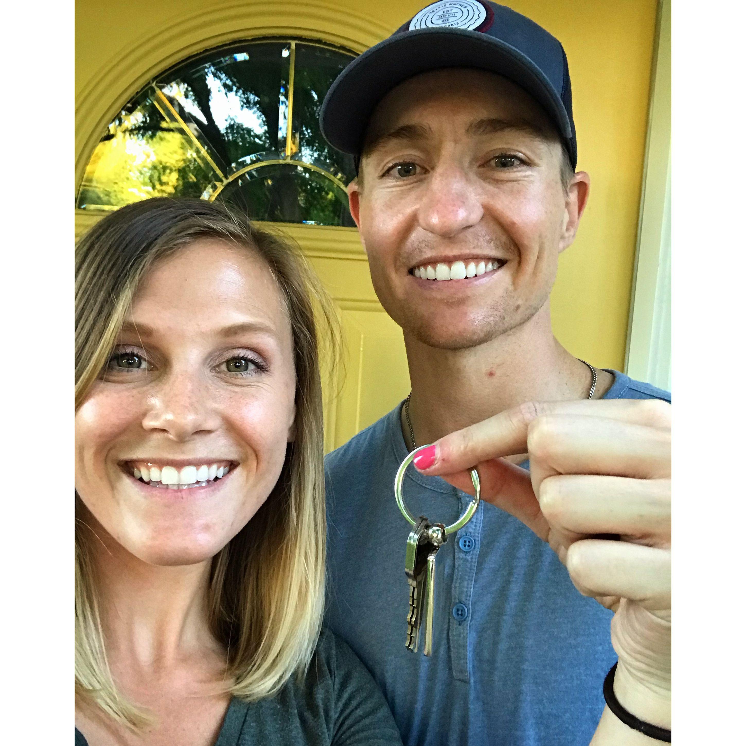 Got the keys to our house!