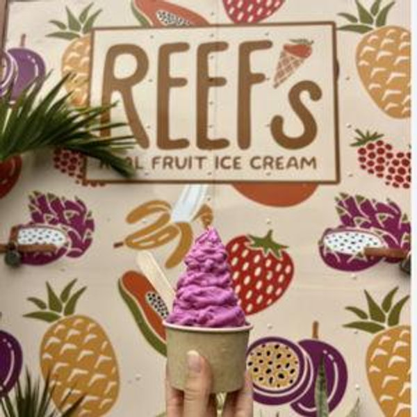 Ice Cream at Reefs Real Fruit Ice Cream in Maui