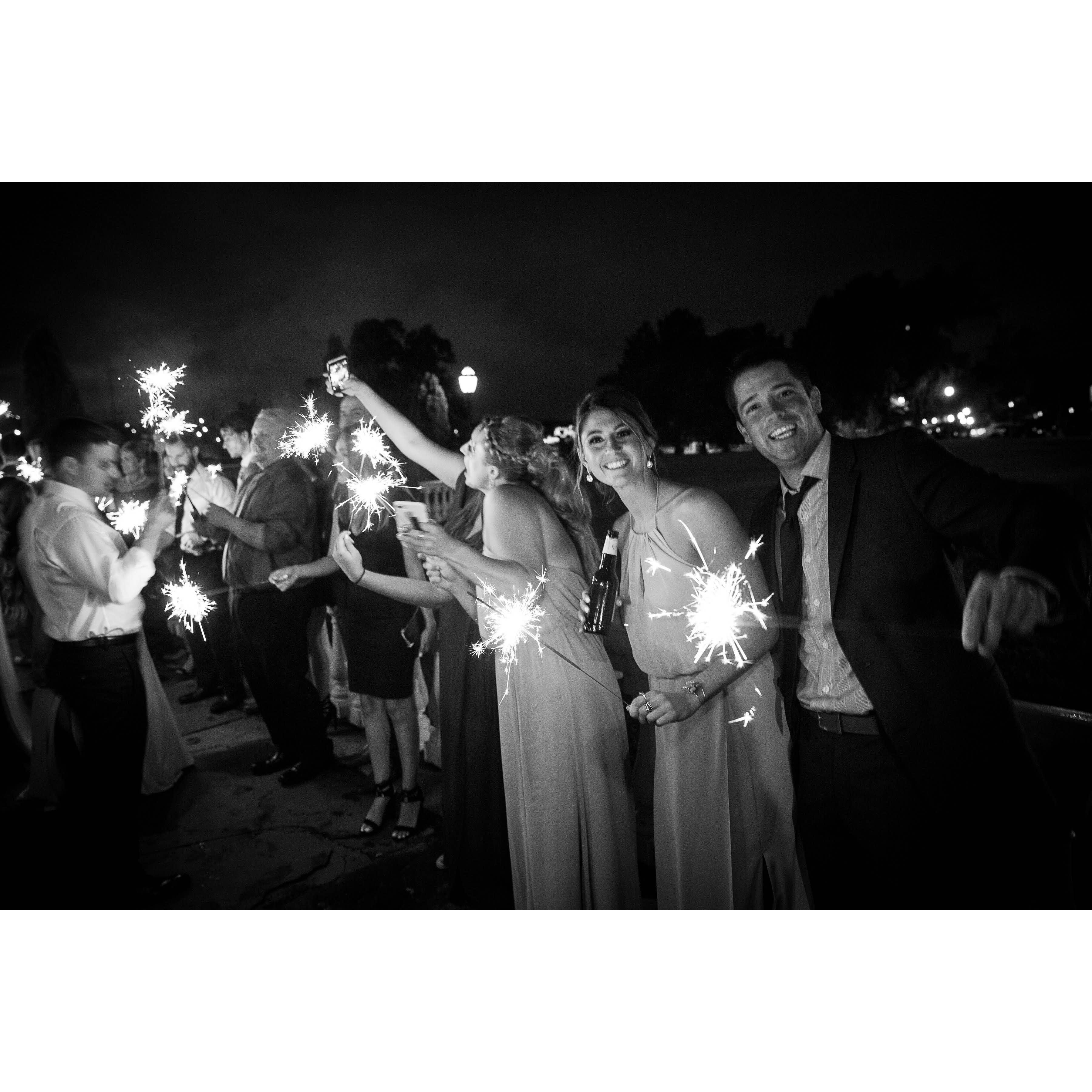 Celebrating our best friends' wedding!