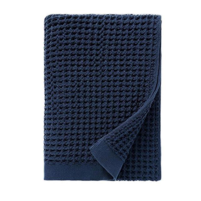 ONSEN Bath Towel - Waffle Weave 100% Supima Cotton Towel - Lusciously Soft, Durable, Fast Absorbing Waffle Towel Bath Towel, Twilight Blue