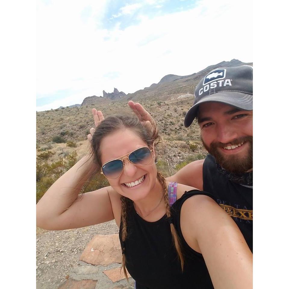 One of our favorite places in the world is Big Bend.  This is a picture in front of Mule Ears Peak.  Can you see them?