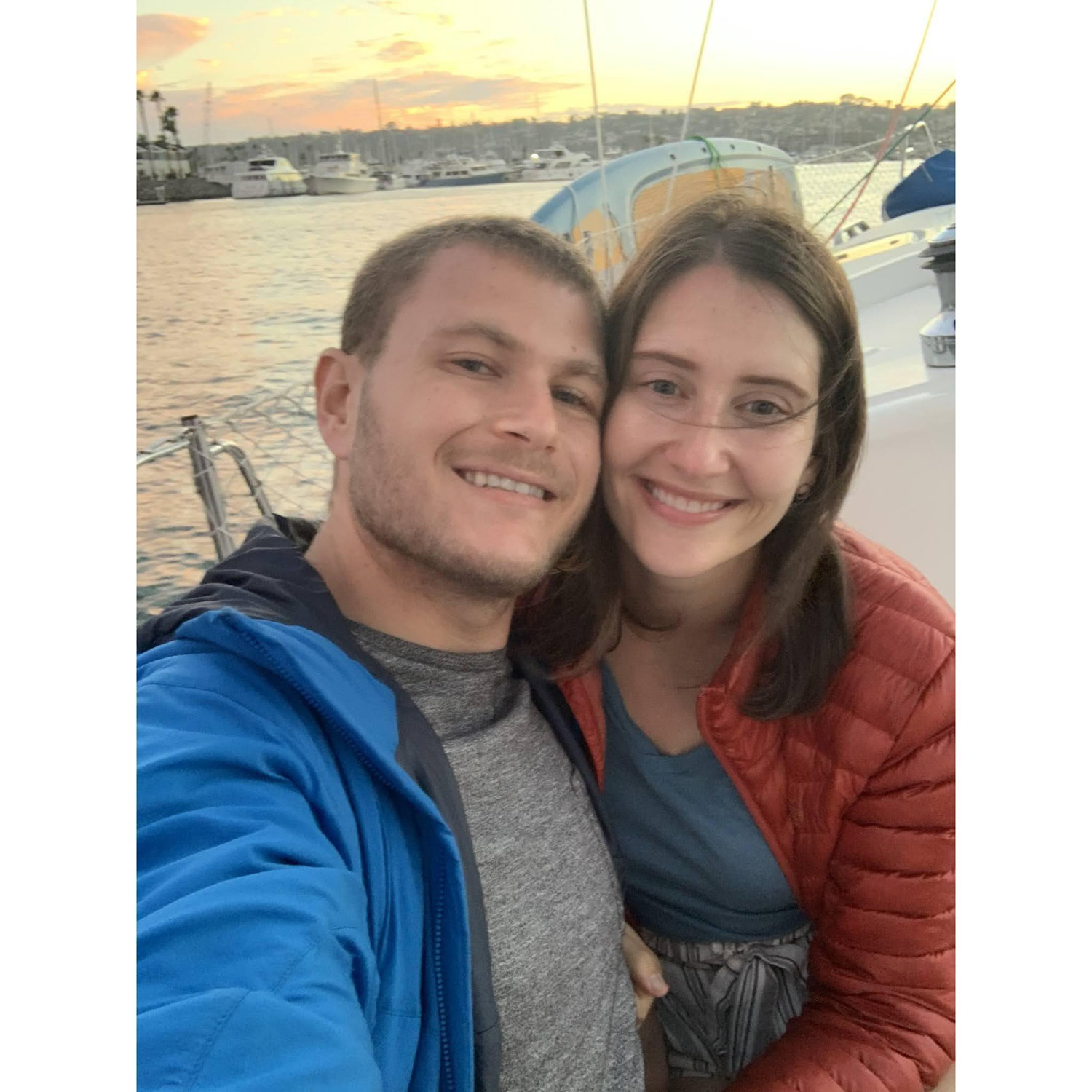 Jay's birthday boat ride in San Diego