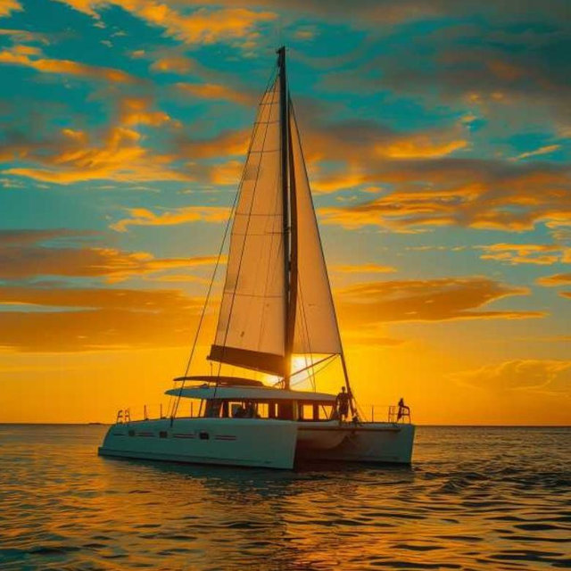 Catamaran Snorkeling and Sunset Sailing Tour