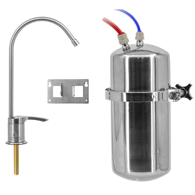 Multipure Aquaperform Model MP880 Drinking Water System With Below Sink Kit Including Custom Color Faucet