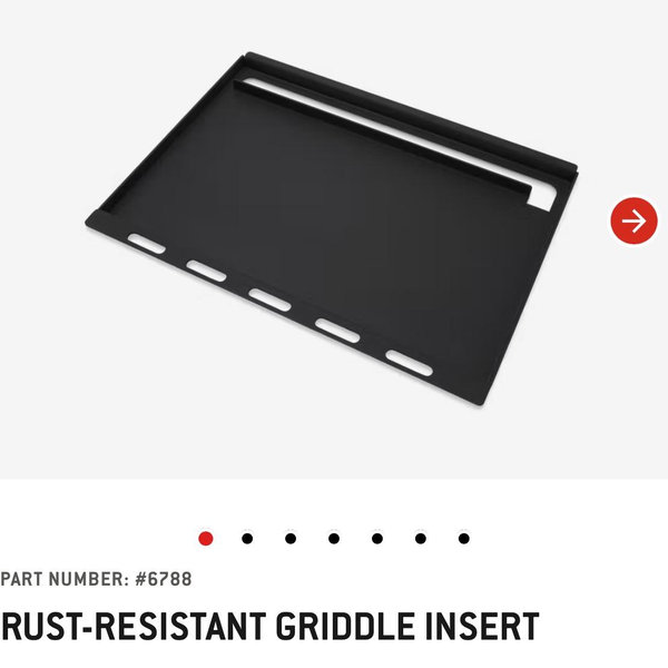 Genesis E-325 Gas Grill, Griddle insert