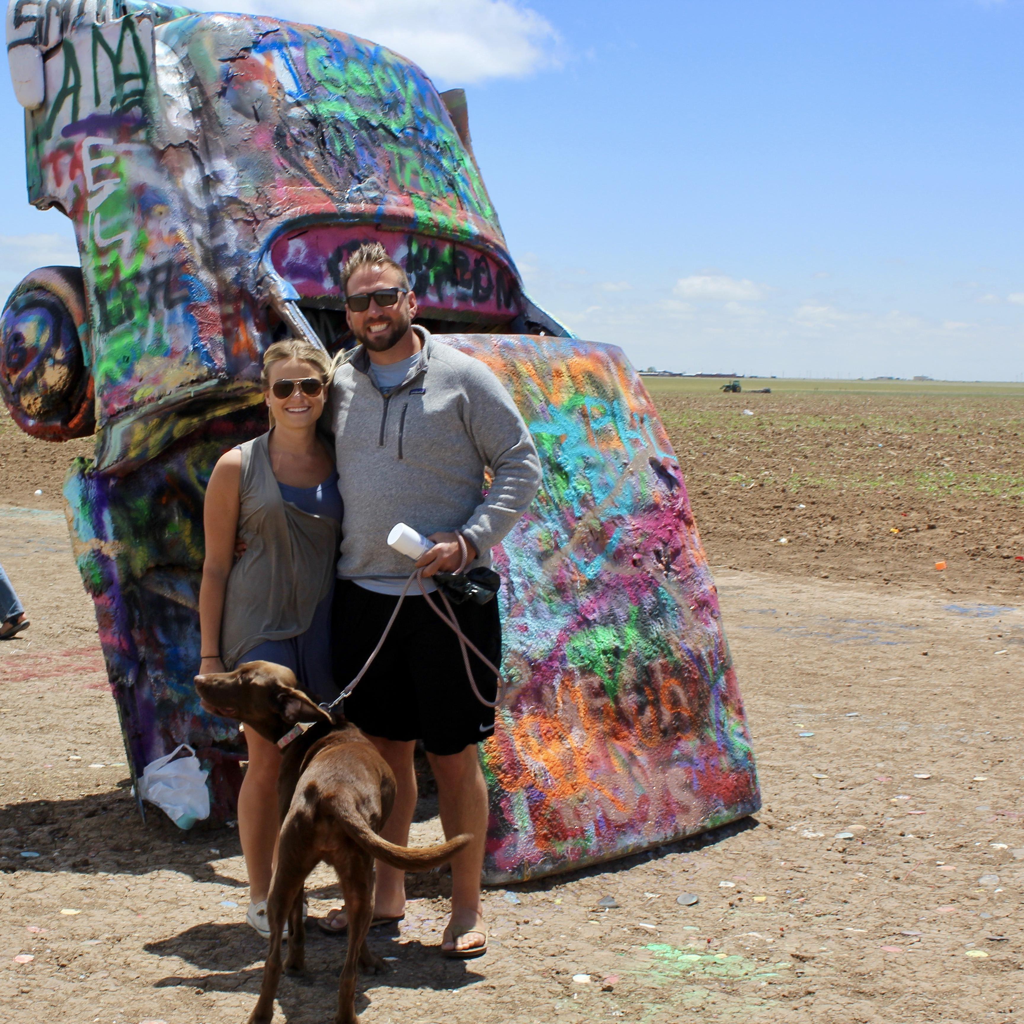 Making our mark at Cadillac Ranch