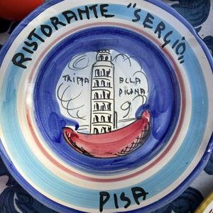 Vintage Italian Restaurant Plates – Authentic Buon Ricordo Ceramics from Vietri sul Mare