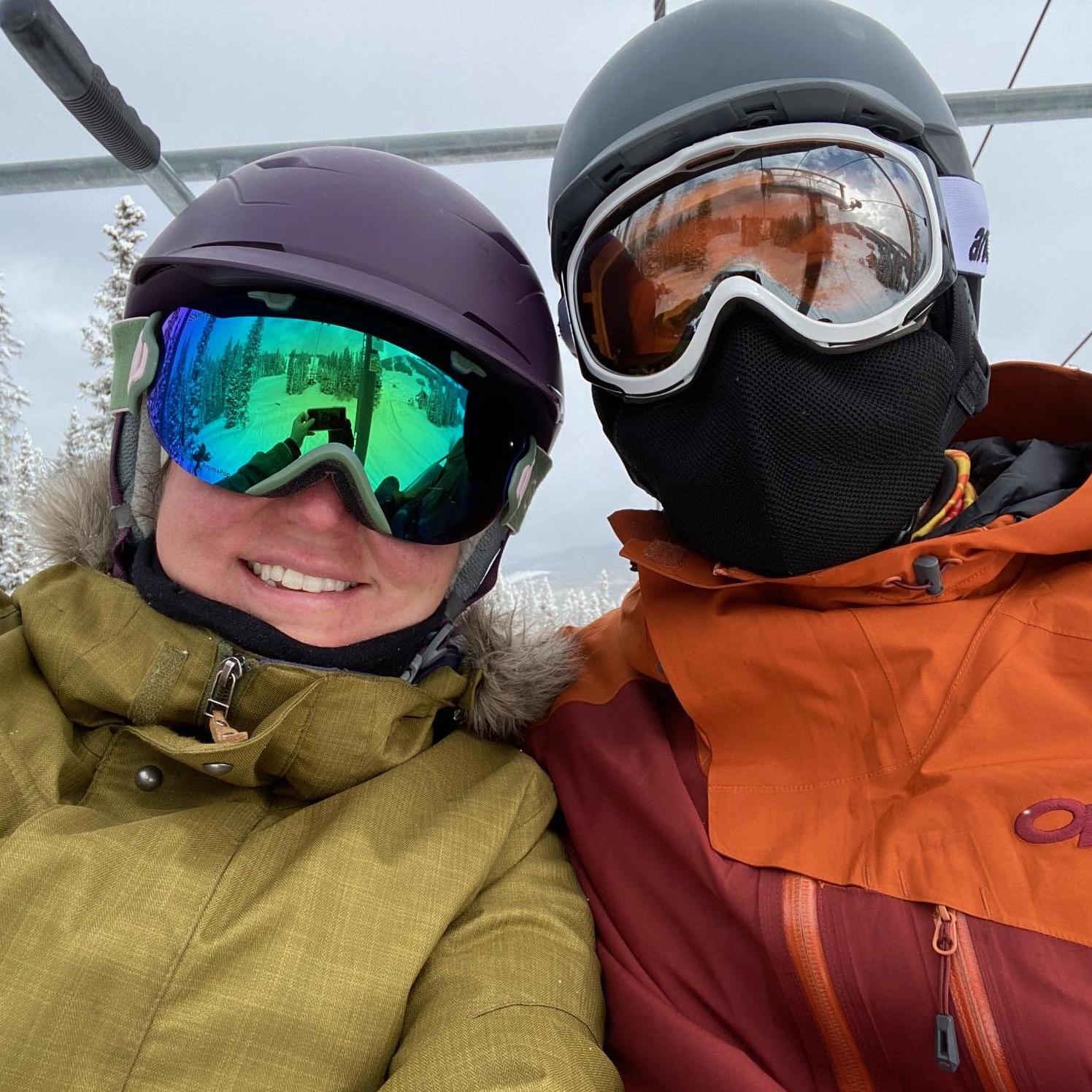 Snowboarding at Winter Park January 2021