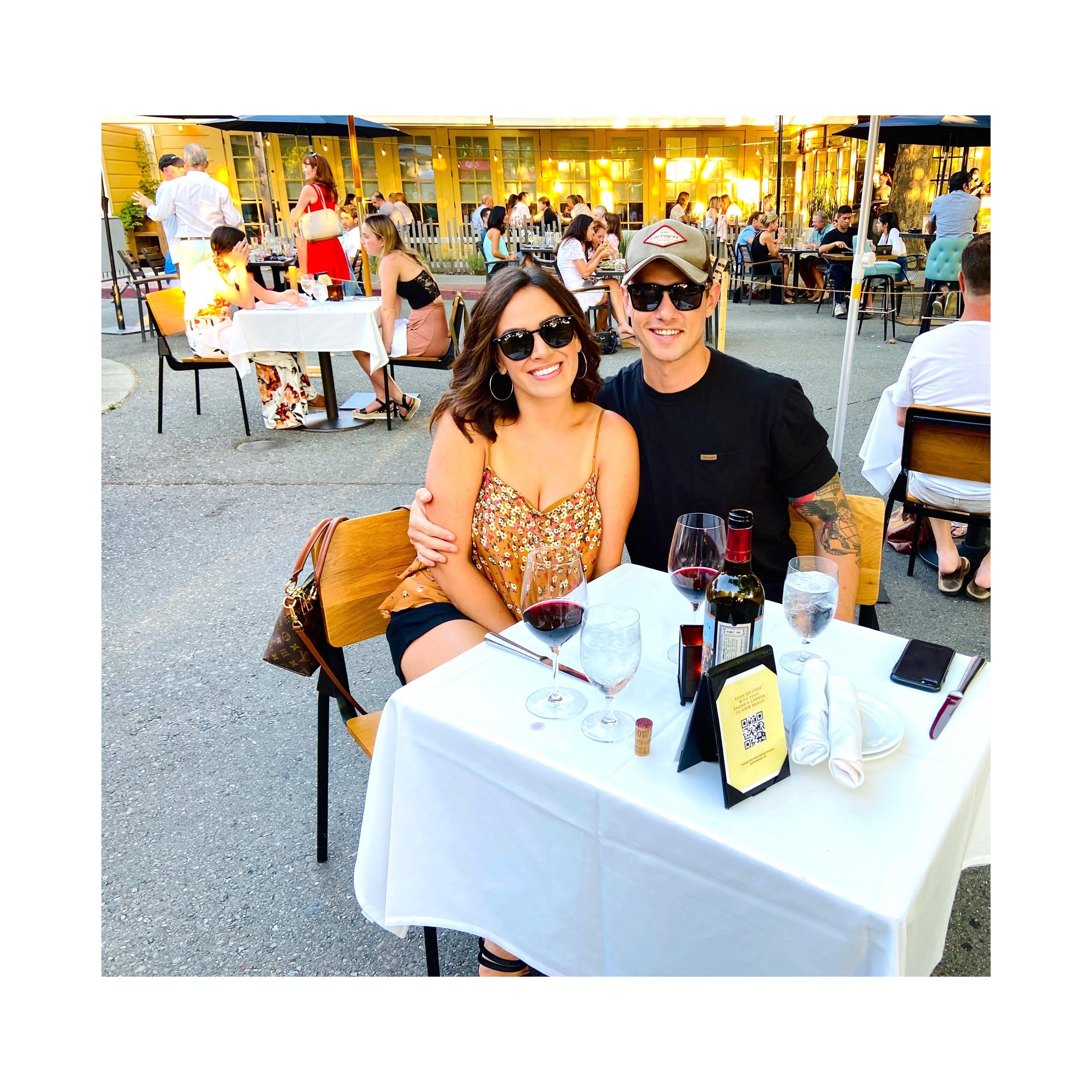 We love Bridges in Danville, so naturally we had to document our first meal out in June 2020. After small businesses were permitted to open for outdoor dining (amidst COVID lockdown orders).