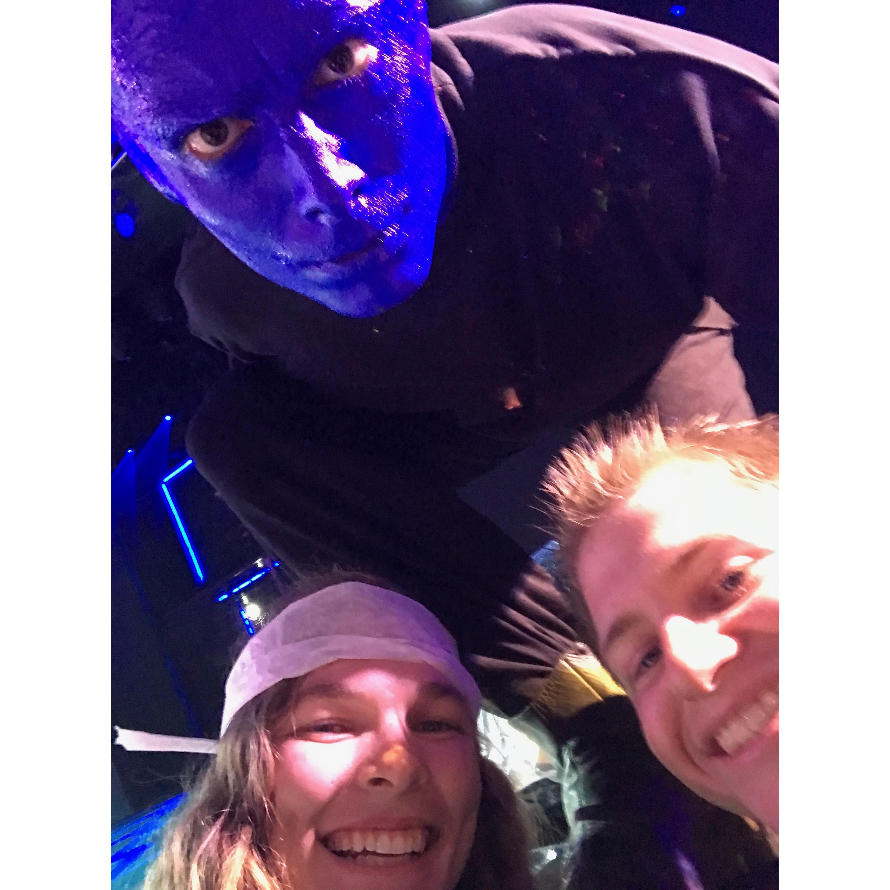 Blue Man Group with a Blue Man!
