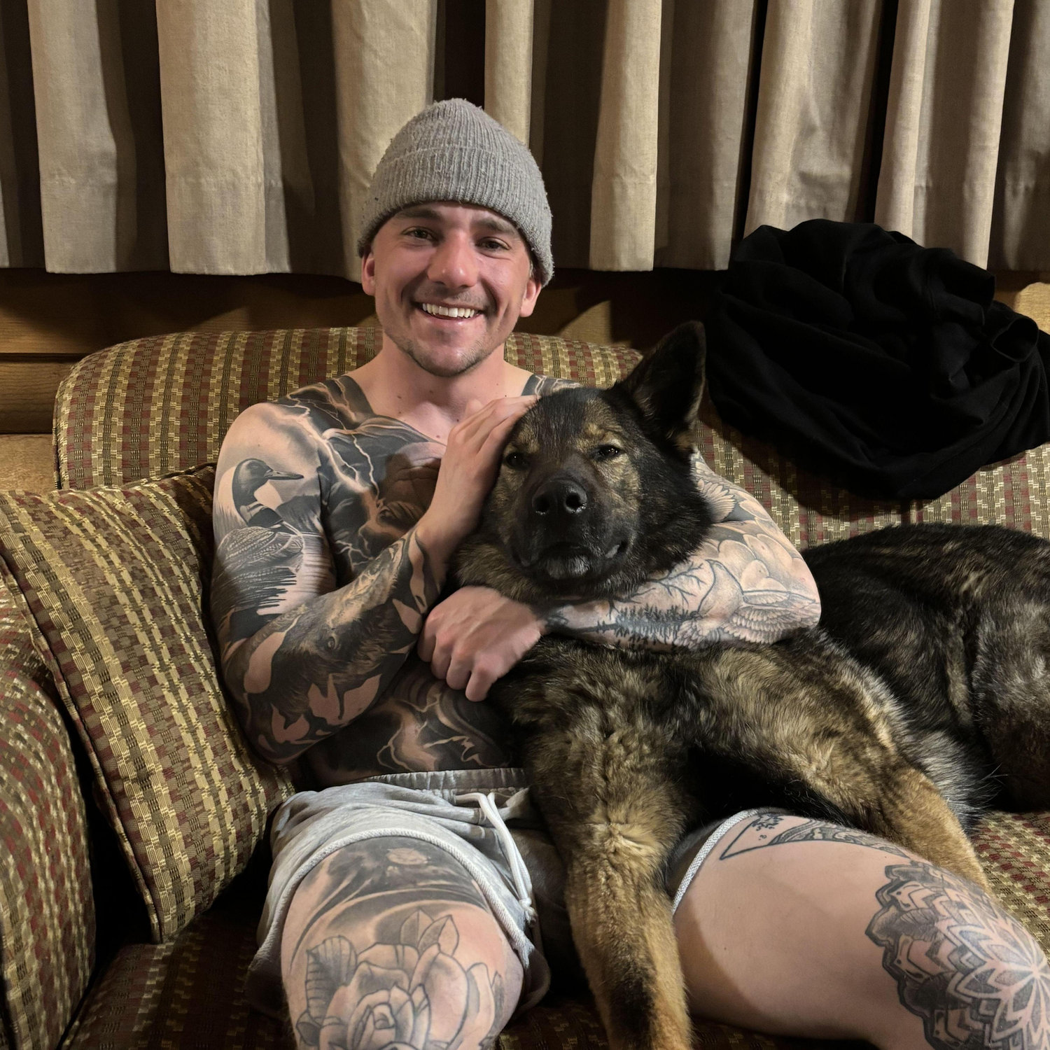 The day we got engaged, we enjoyed wine by the fireplace in our little cabin with our dogs. After many phone calls and facetimes made to loved ones, we just enjoyed our moment together.