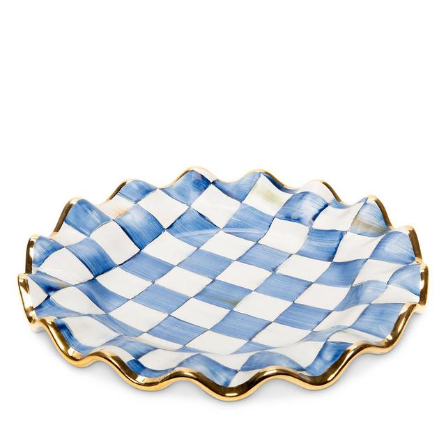 Mackenzie-Childs Royal Check Collection Dinner Plate
