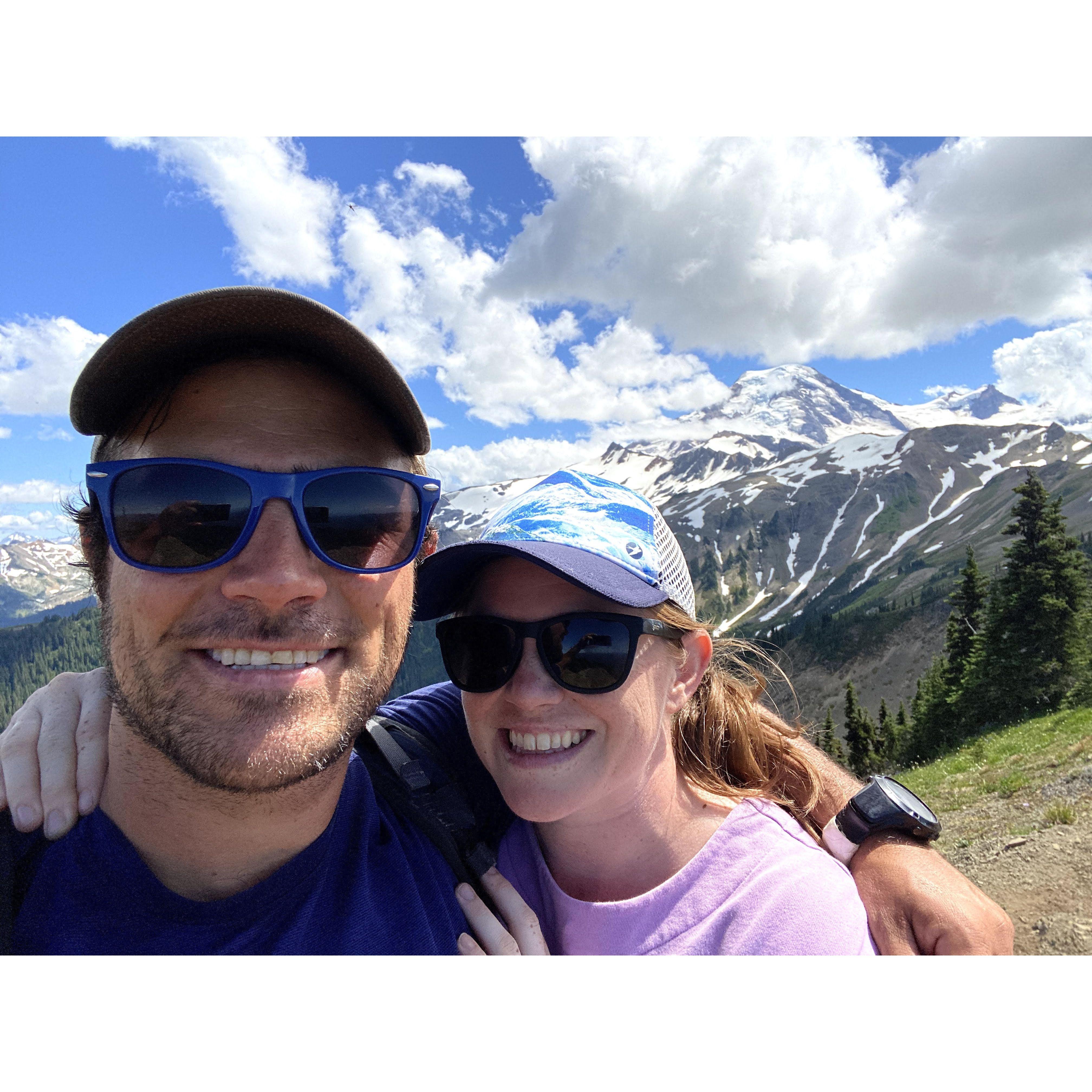Our first major camping + hiking adventure together at the Skyline Divide.