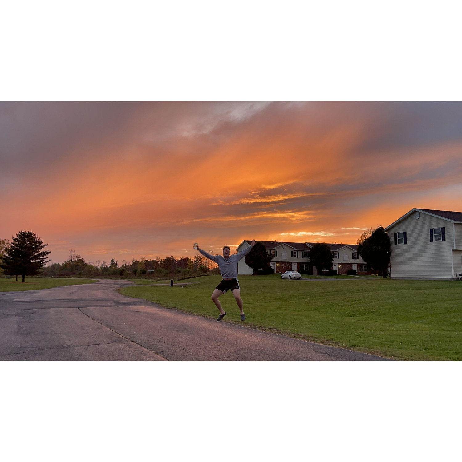 Walking during sunset :-)