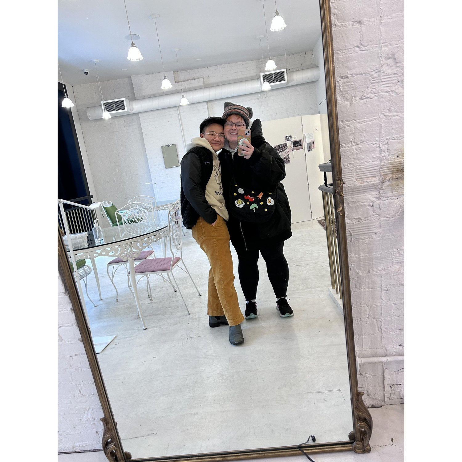 pretending to be engaged at Catbird