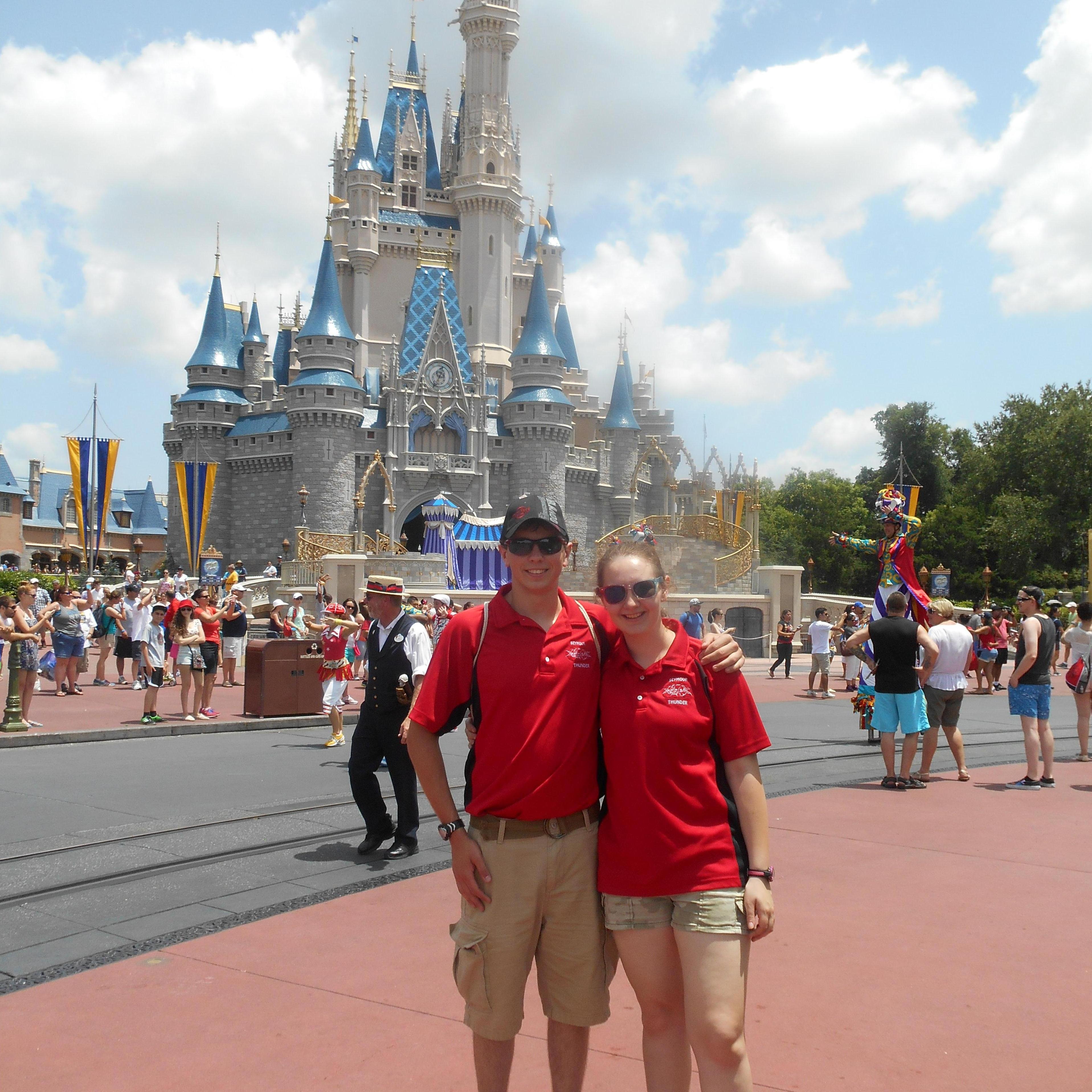 On the high school band trip to Disney - June 2014