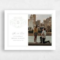 Green Wedding Save the Date - Eze Frame
