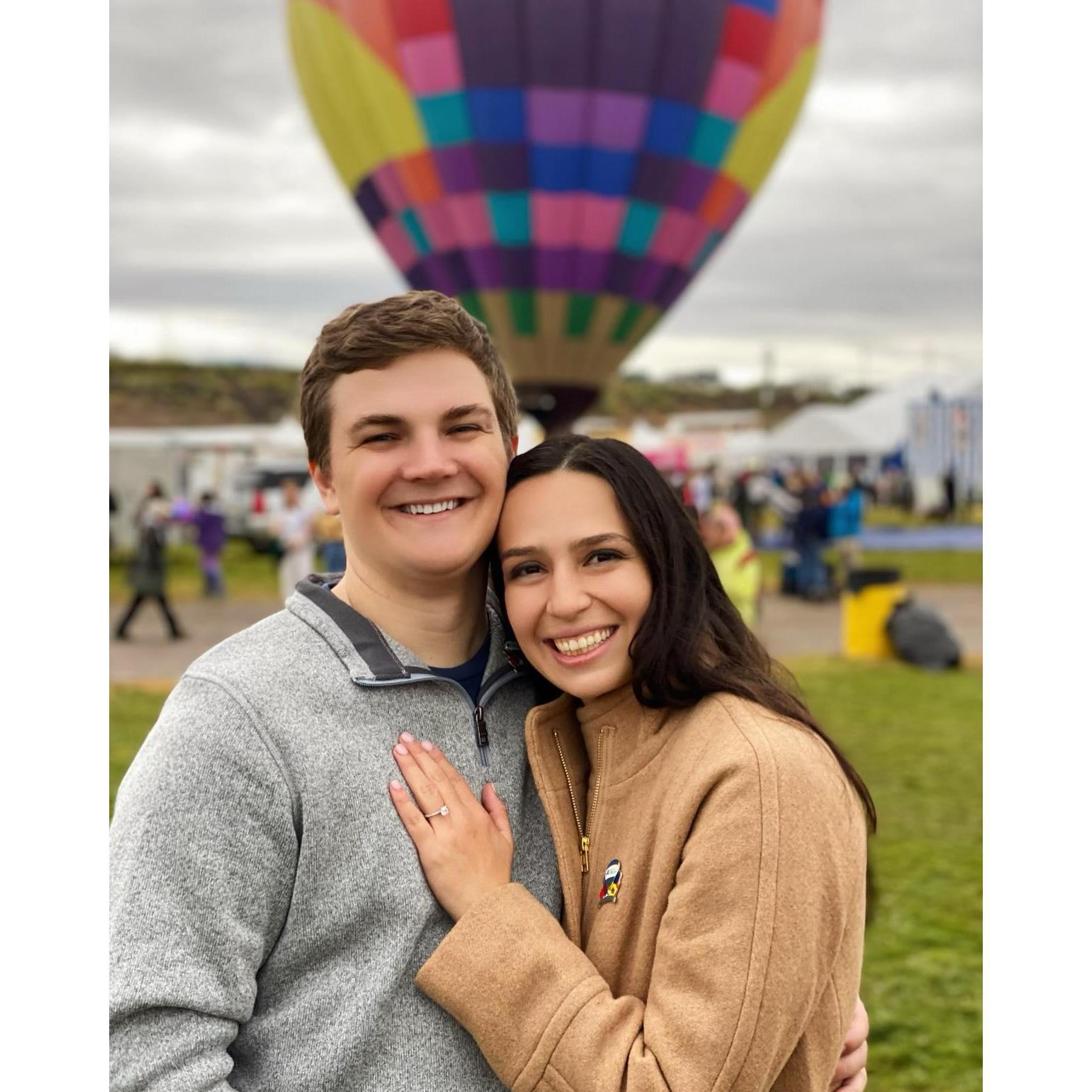 Engagement at Albuquerque International Balloon Fiesta 2022