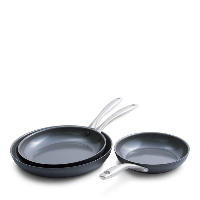 GreenPan Diamond Enhanced Ceramic Nonstick Frypan Set - 100% Exclusive