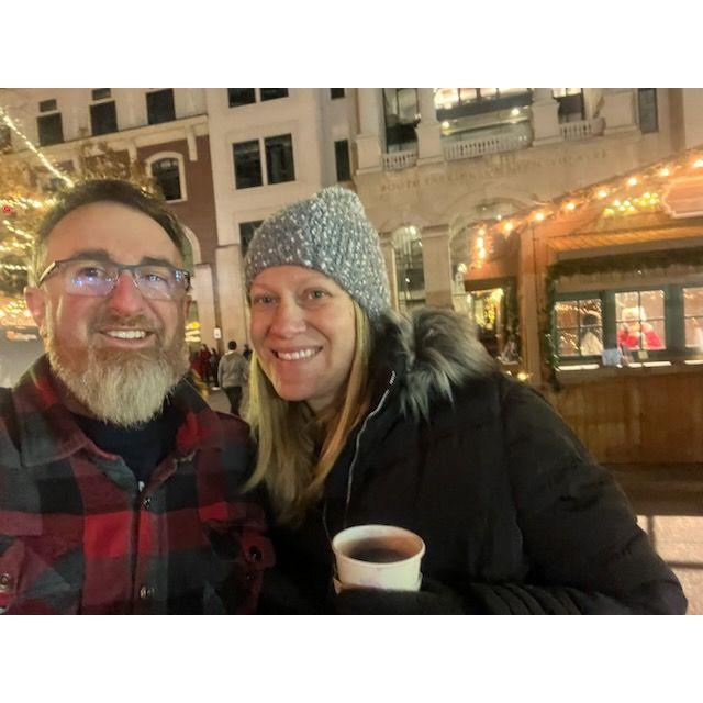 Winter evening in Indy