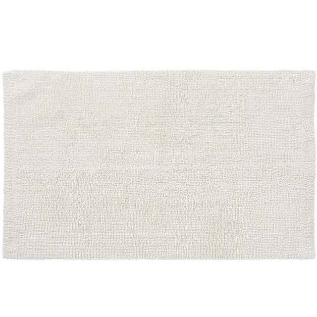 Ivory Classic Organic Loop Bath Mat, 21x34"