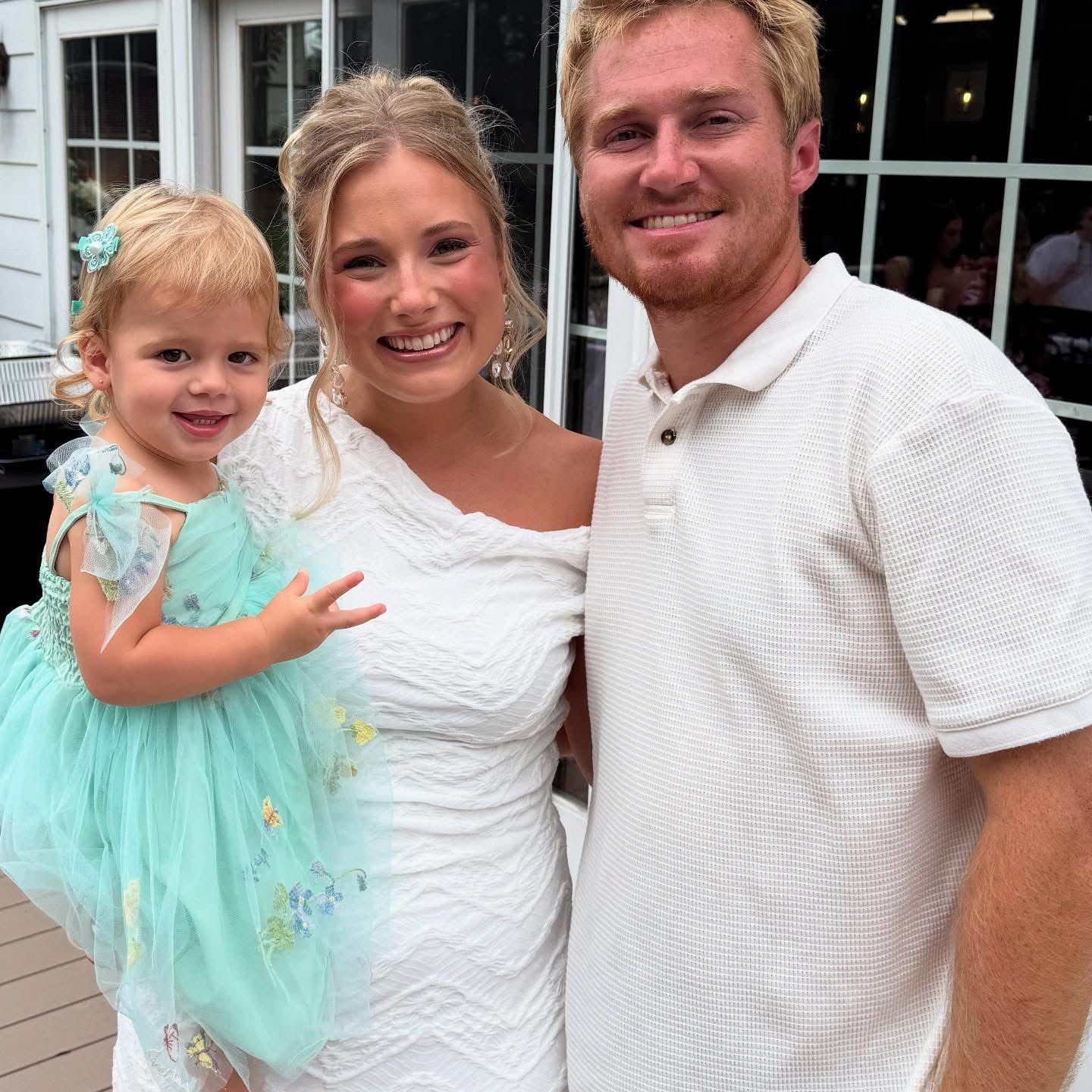 Celebrating our engagement with our family and friends!