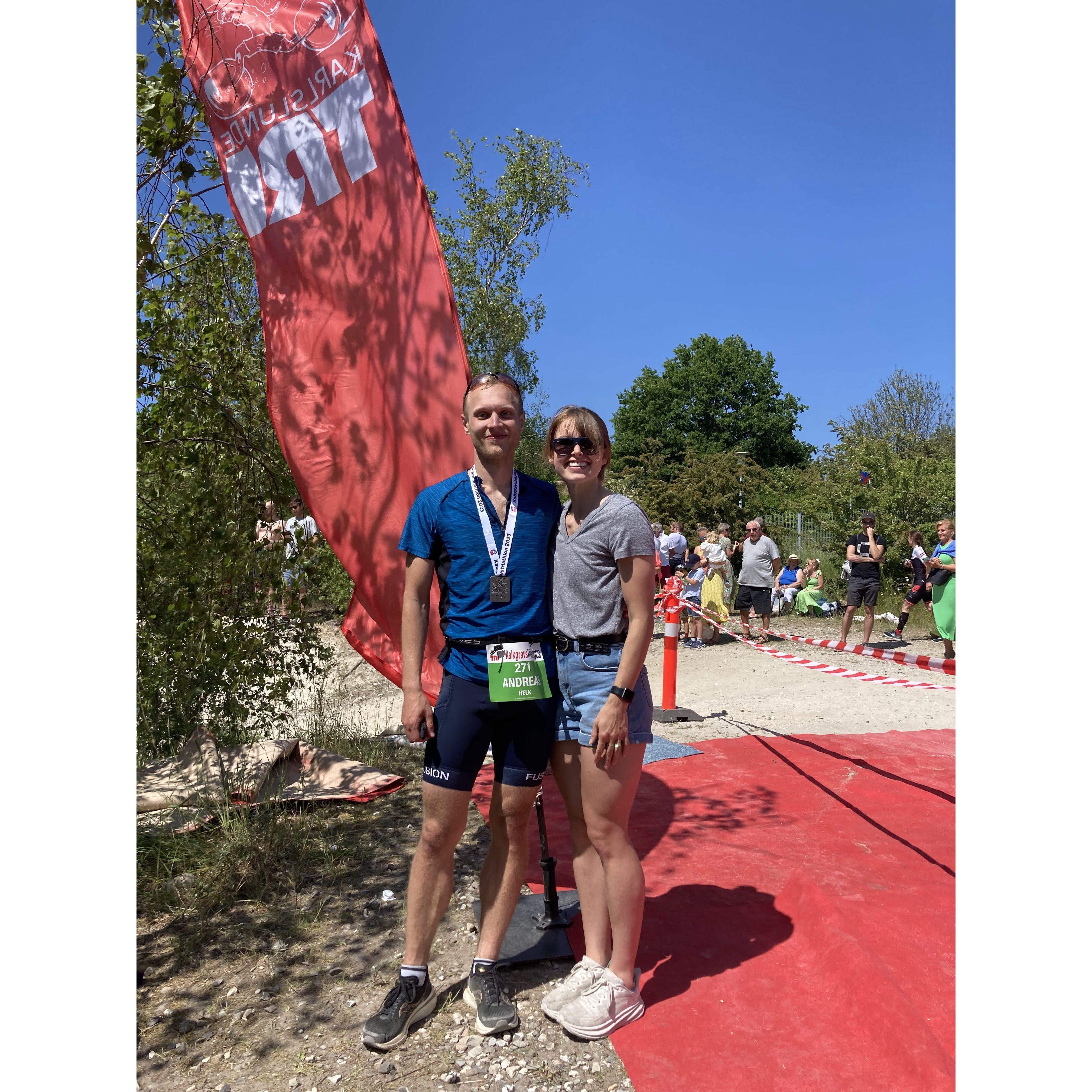 Andreas' first triathlon | Karlslunde, Denmark | June 2023