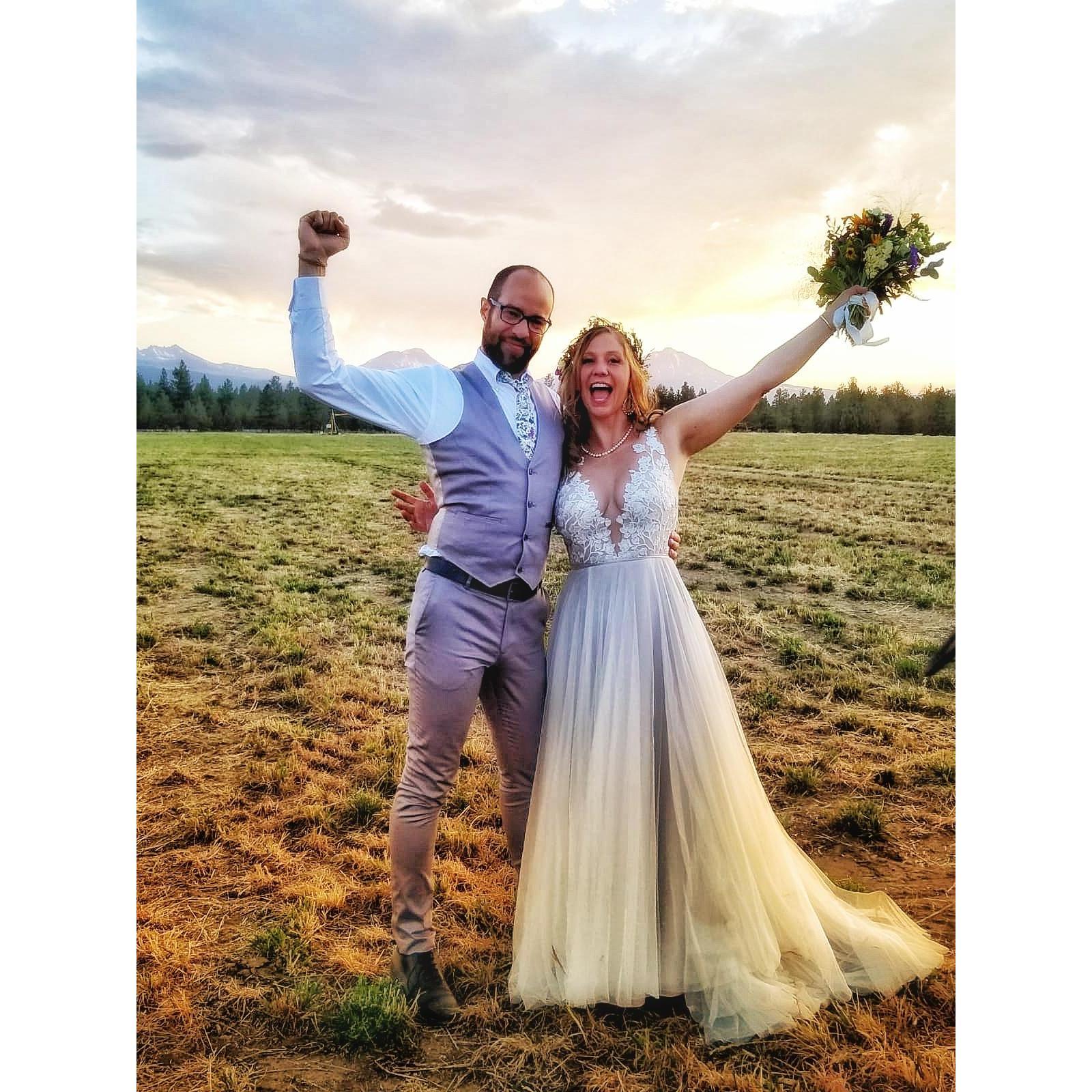 Officially married!