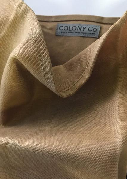 Waxed Canvas Grocery Bag