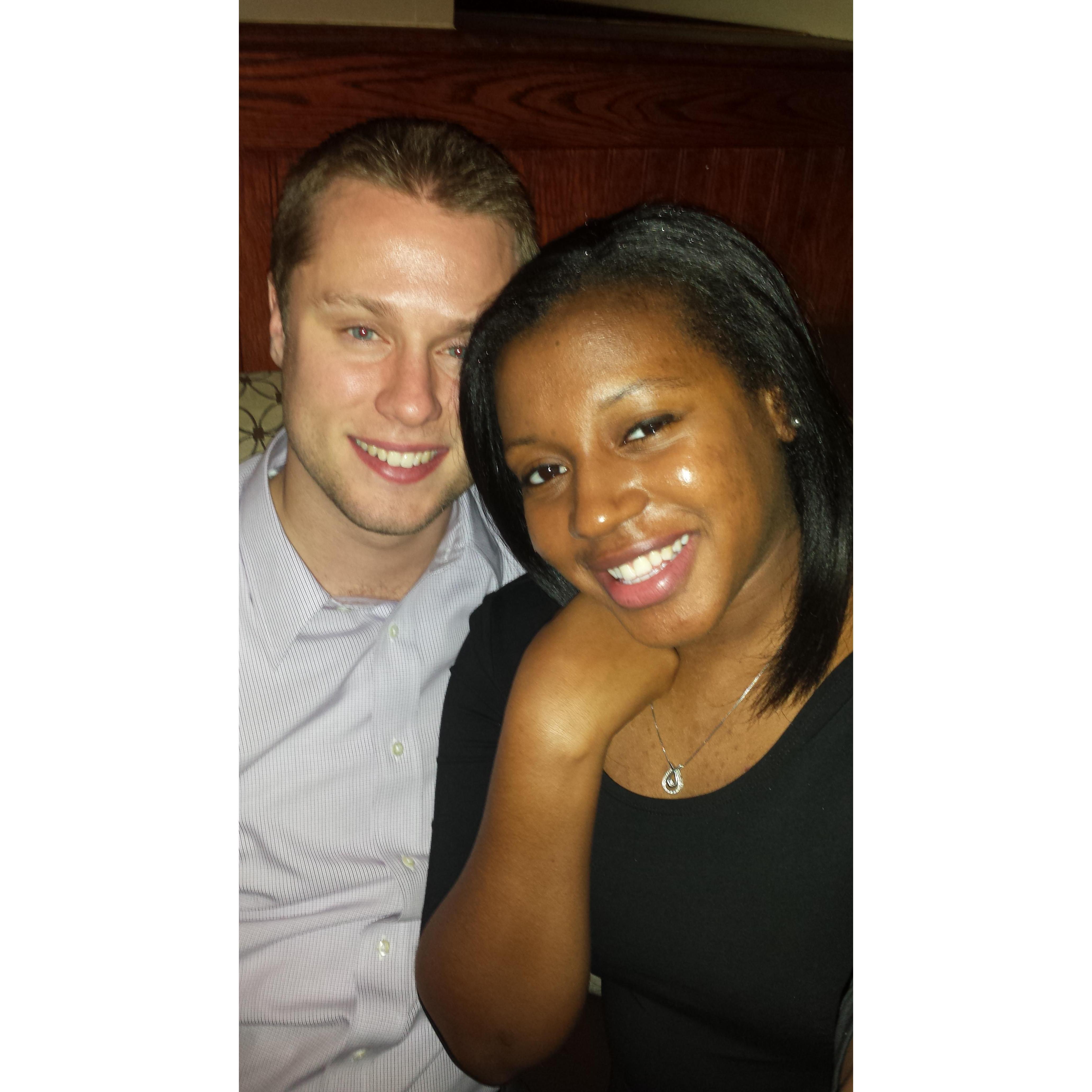Birthday dinner at The Melting Pot for Ian's birthday
