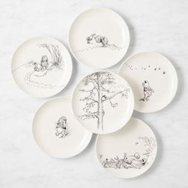 William Sonoma x Rory Dobner Winnie the Pooh plate set