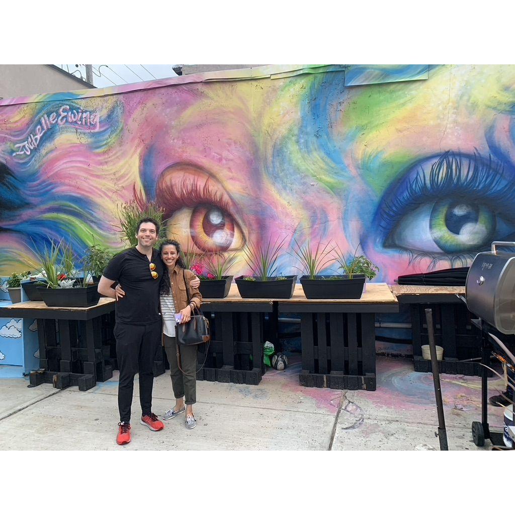 Taking in the sights in Bushwick!