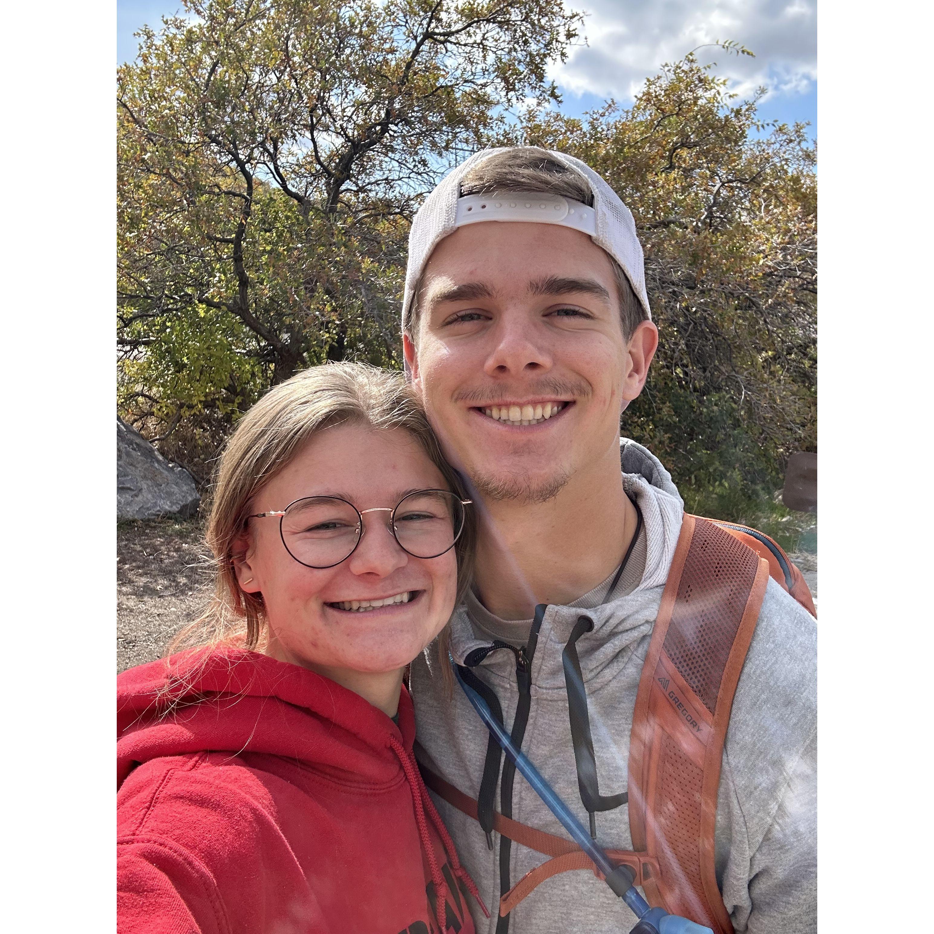 When we moved out to Utah we did so much exploring, hiking, camping and just learning to do life together. We quickly realized that this was a forever thing.