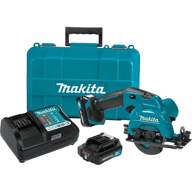 Makita SH02R1 12V Max CXT Lithium-Ion Cordless Circular Saw Kit, 3-3/8"