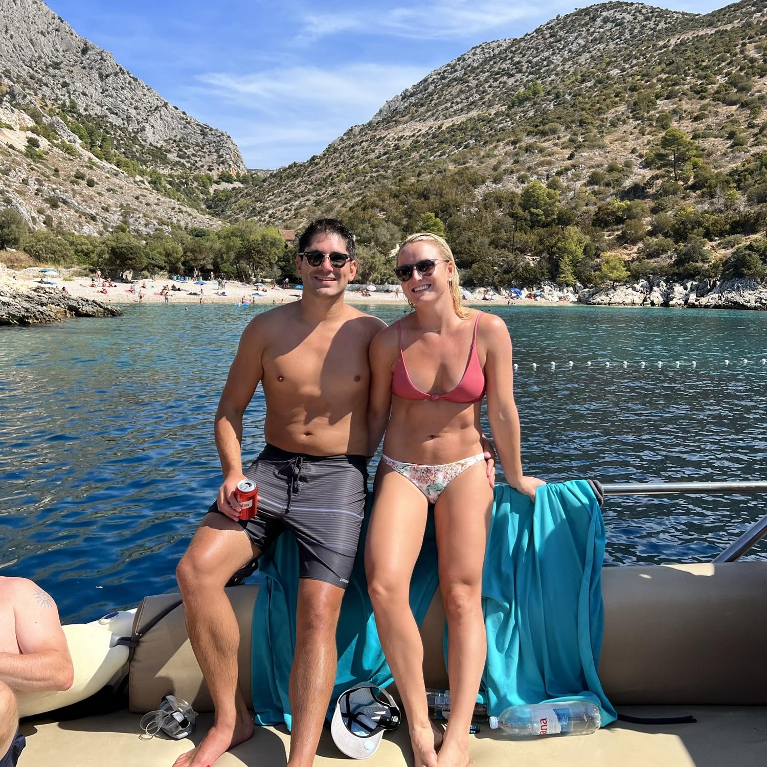 The first time we traveled together was when our friends Sarah and Rob got married in Croatia