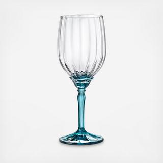 Florian White Wine Glass, Set of 4