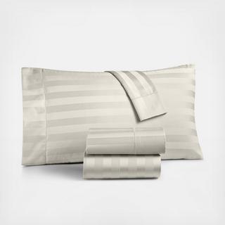 Charter Club - Damask Stripe 4-Piece Extra Deep Sheet Set