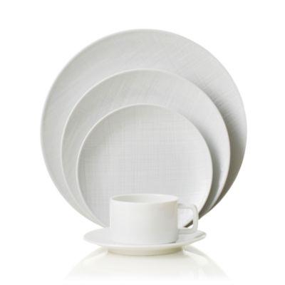 Bernardaud Organza White Oval Platter, 15"