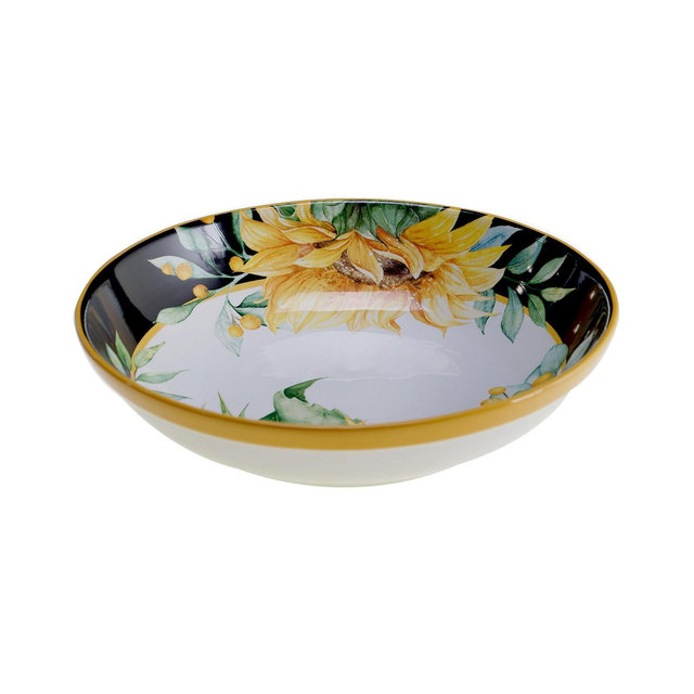 Certified International Sunflower Fields Serving/Pasta Bowl