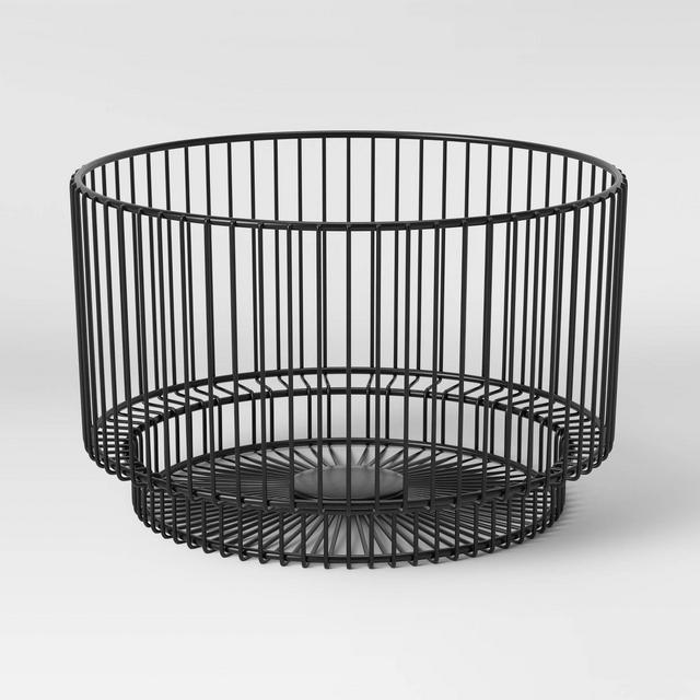 18" x 11" Metal Wire Basket with Black Finish - Project 62™